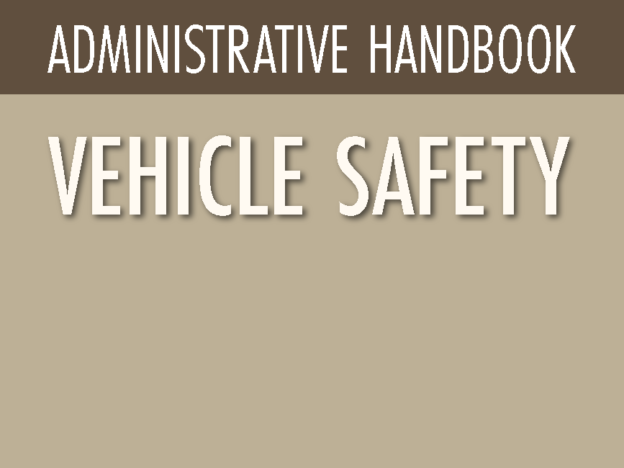ADMINISTRATIVE HANDBOOK - VEHICLE SAFETY course image