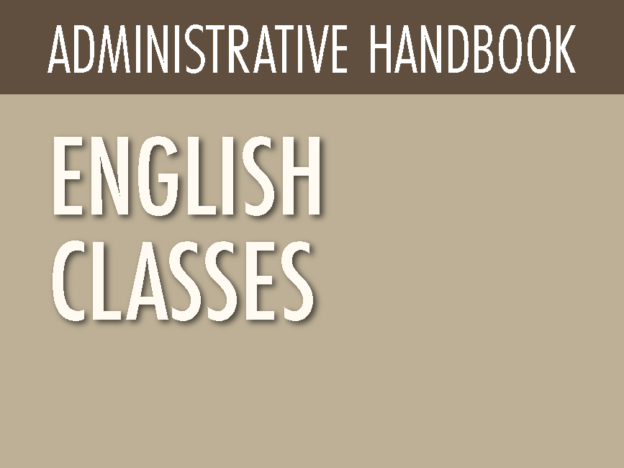 ADMINISTRATIVE HANDBOOK - ENGLISH CLASSES | CLASES de INGLÉS course image