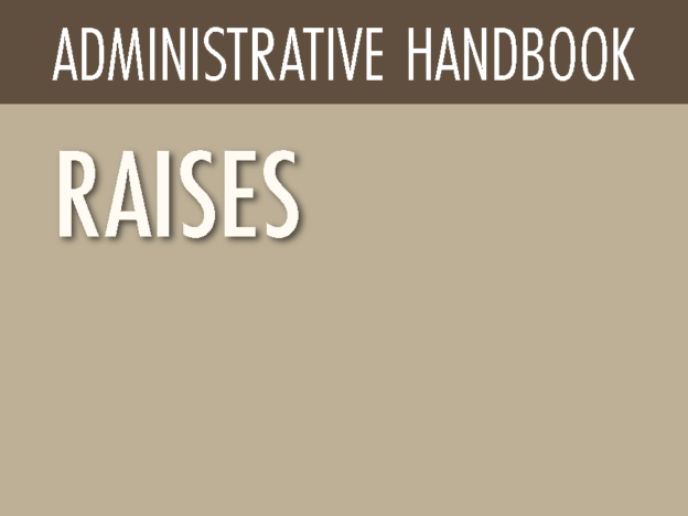 ADMINISTRATIVE HANDBOOK - RAISES course image