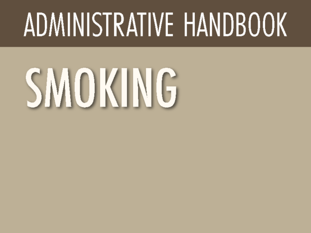 ADMINISTRATIVE HANDBOOK - SMOKING course image